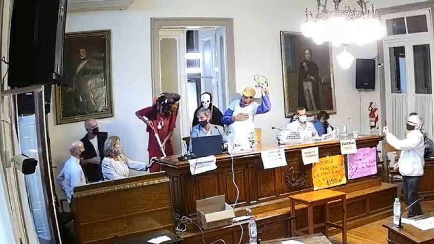 Vecinos se manifestaron contra la ordenanza que regula la aplicación de agroquímicos