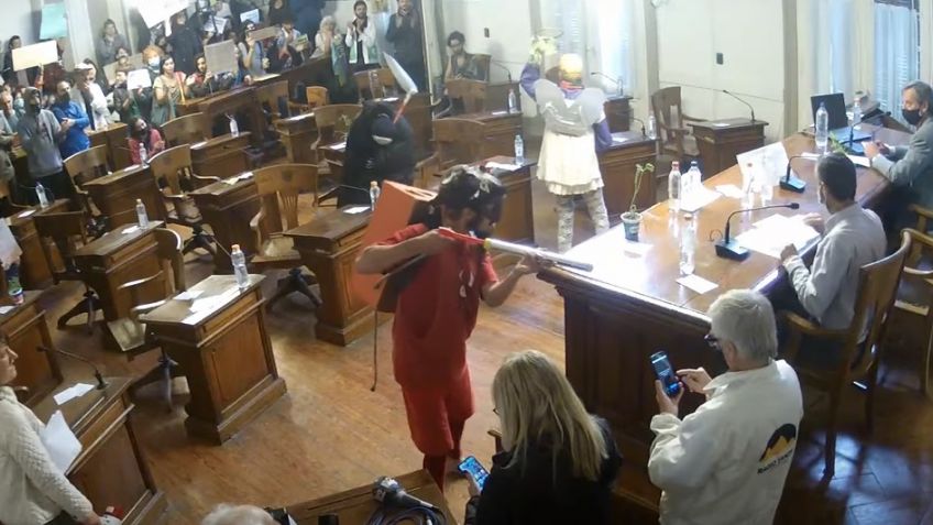 Vecinos se manifestaron contra la ordenanza que regula la aplicación de agroquímicos