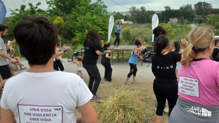 Se realizó la caminata contra la violencia de género
