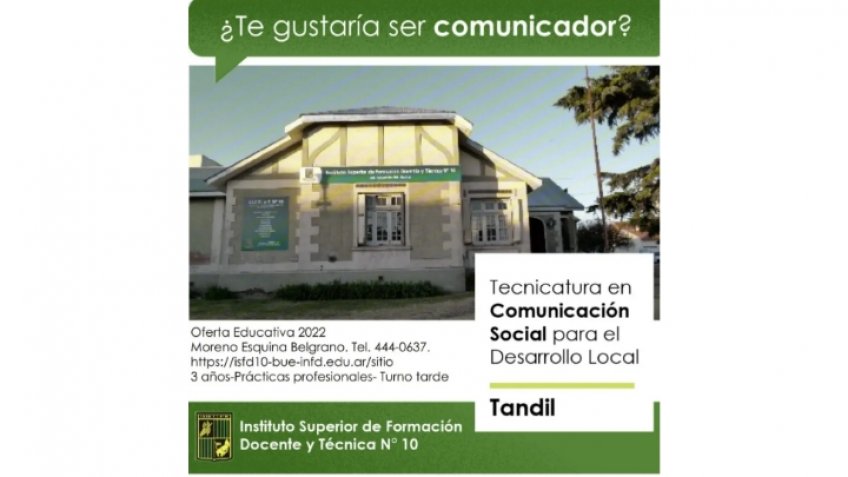 Estudiar Comunicación Social en Tandil