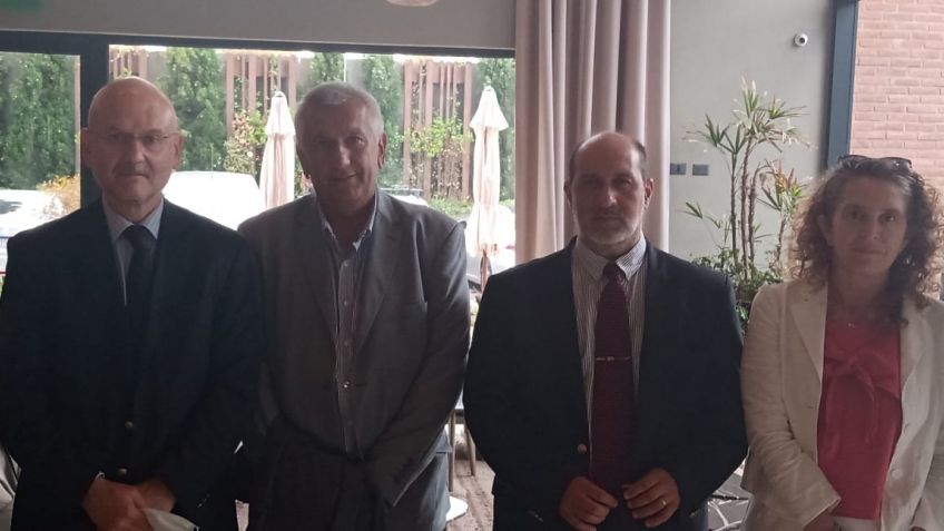 Daniel Soria, Pablo Quaranta, Diego Araujo y Florencia Giombini