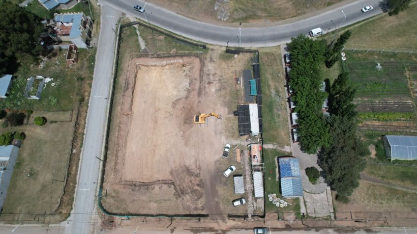 Avanza la obra de la cisterna para mejorar el servicio de agua en La Movediza