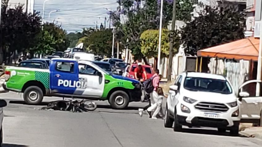 Una mujer herida tras choque en Rodríguez y Pellegrini