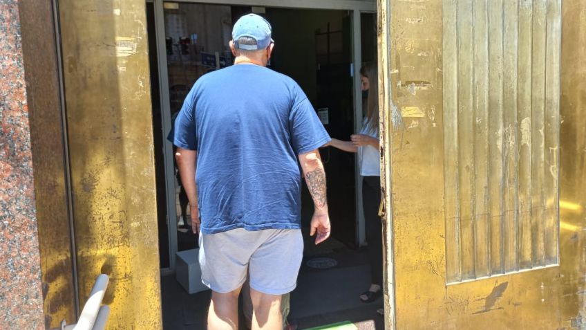 En el Banco Provincia no se pedía el pase sanitario.