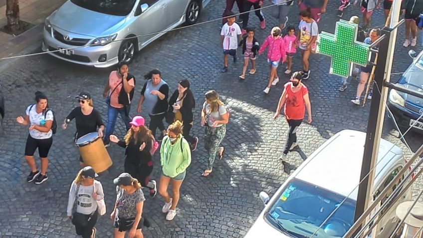 Partió hacia La Plata la marcha para pedir la detención de Luciano Jaureguiber
