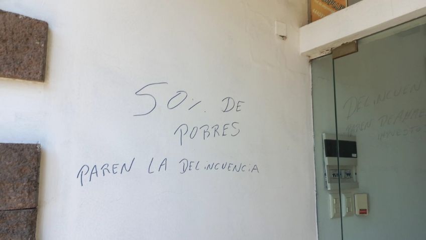 Vandalizaron el frente de la sede del Partido Justicialista