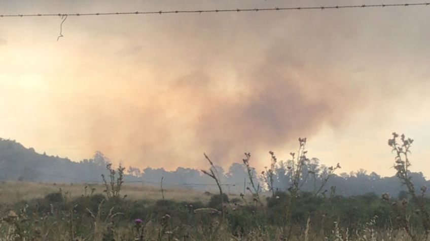 Importante incendio en la zona de Villa Laza
