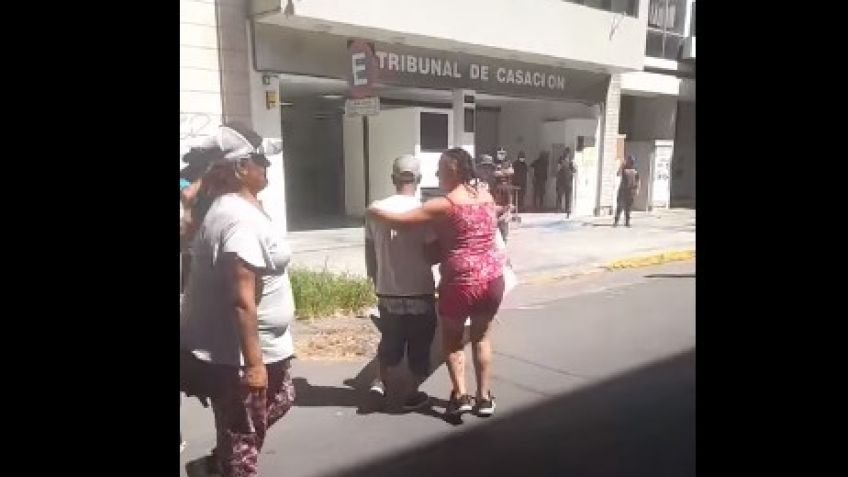 Llegó a Casación la caravana pidiendo justicia por Sebastián Simón
