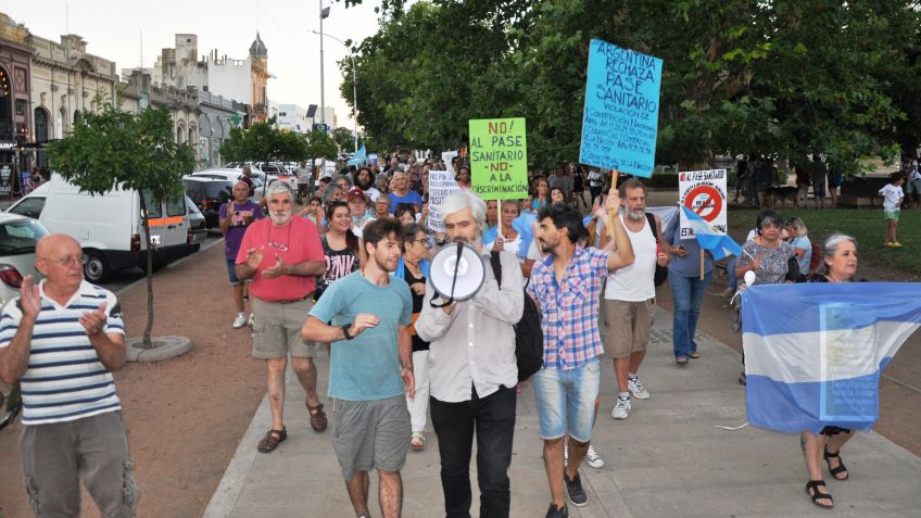 Se volvió a reclamar en contra del Pase Sanitario