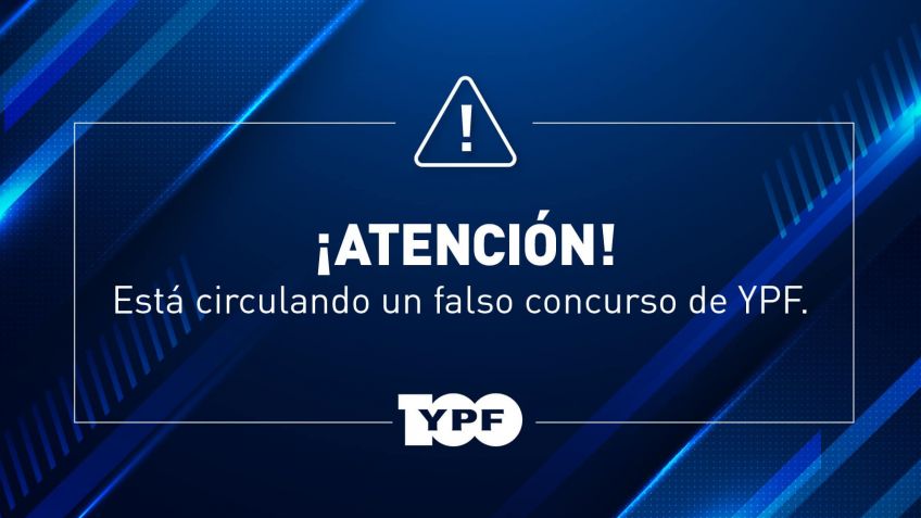Advierten que es falso un concurso de YPF en redes sociales