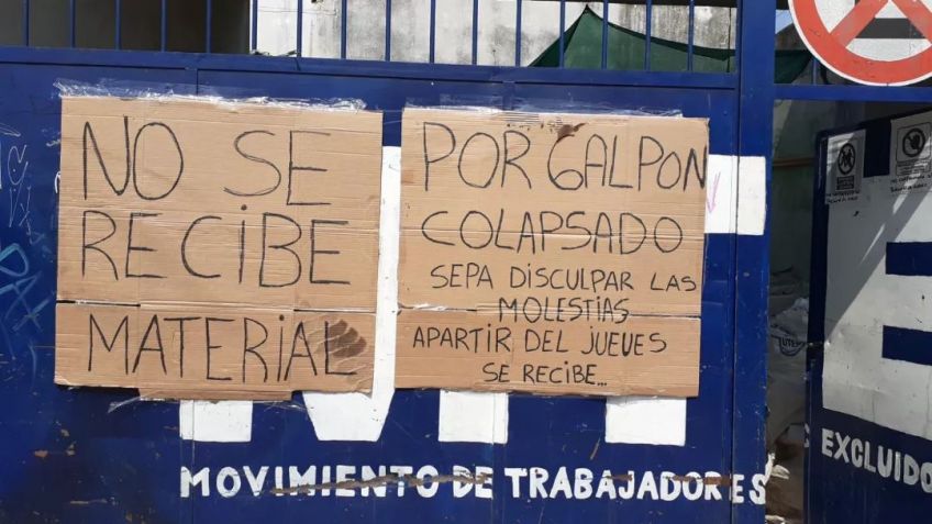 Los recuperadores no pueden recibir más material por colapso de su galpón