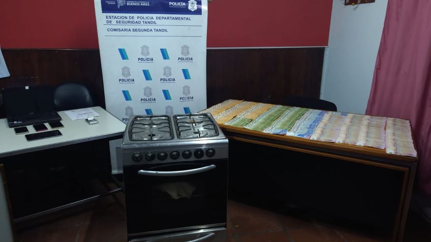 Se secuestraron elementos robados, dinero en efectivo y cocaína