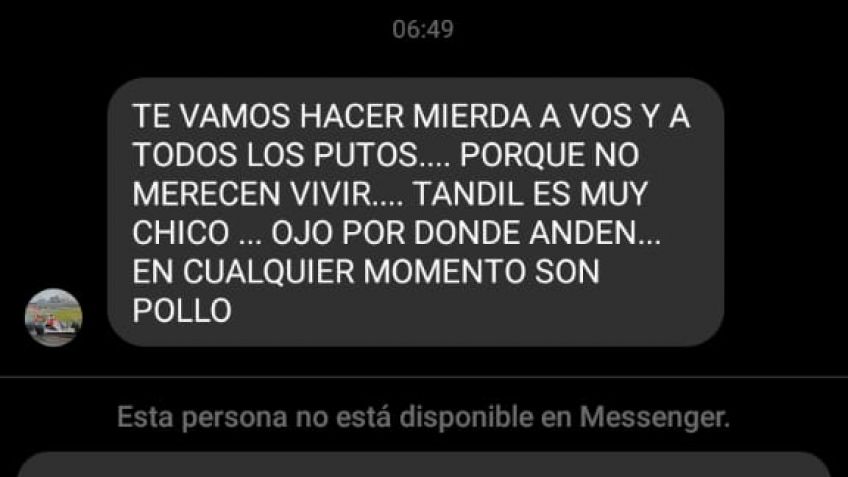 Denuncian fuertes amenazas a la comunidad LGBTIQ+ de Tandil
