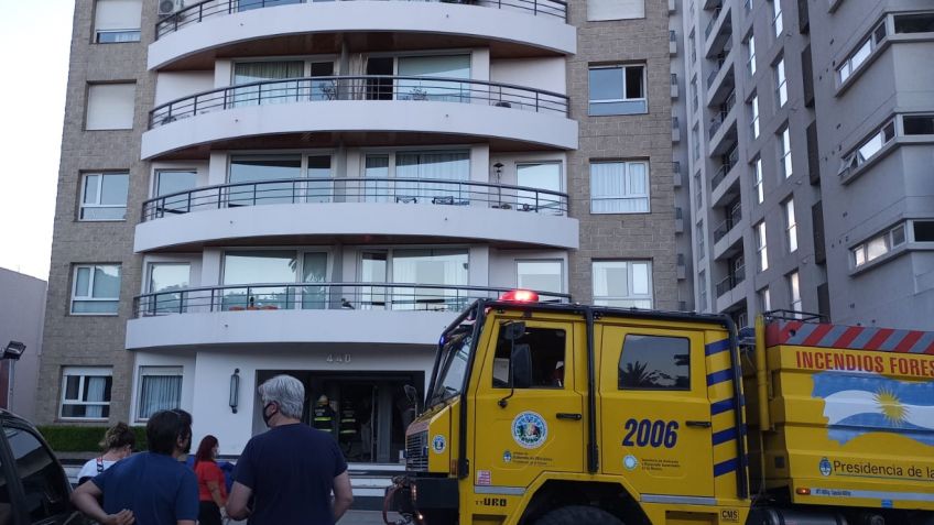 Se incendió un lavarropas y causó temor en edificio céntrico