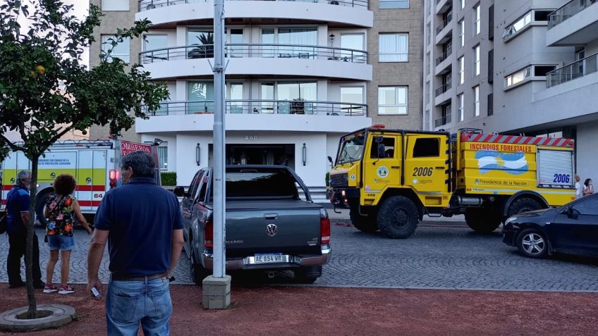 Se incendió un lavarropas y causó temor en edificio céntrico