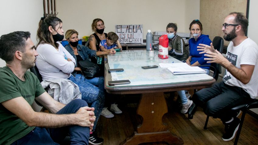 Vecinos se reunieron con concejales pidiendo acceso al agua potable