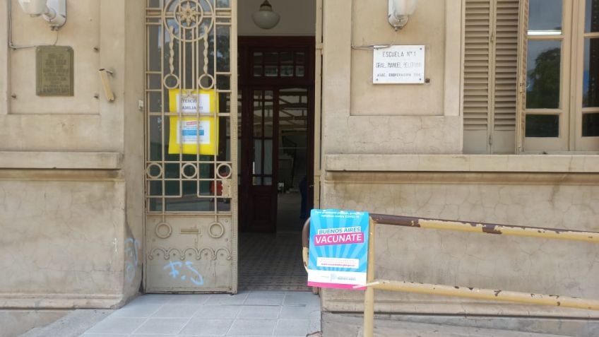 Empezó la vacunación en los establecimientos educacionales