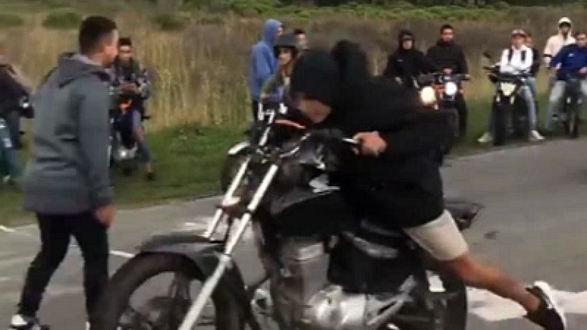 Video: así se corren peligrosas picadas de motos en diferentes partes de nuestra ciudad