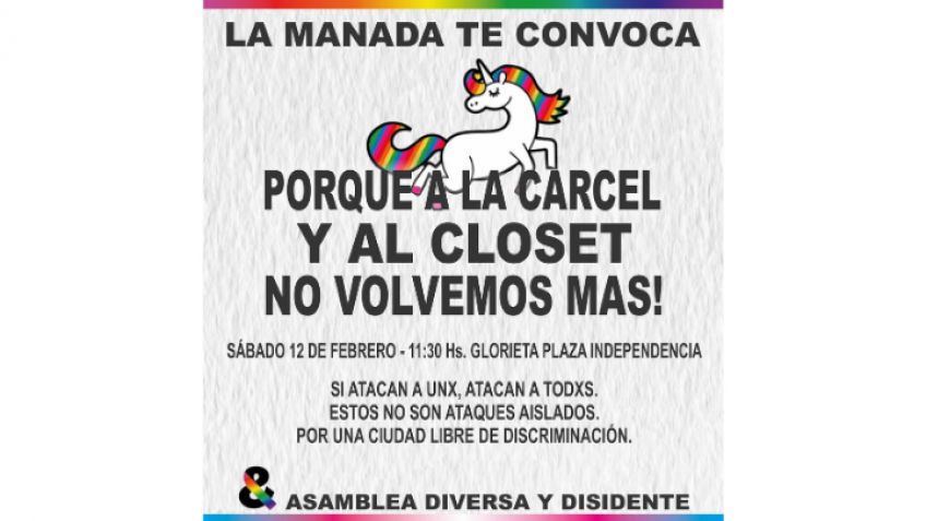 "A la cárcel y al closet no volvemos más"