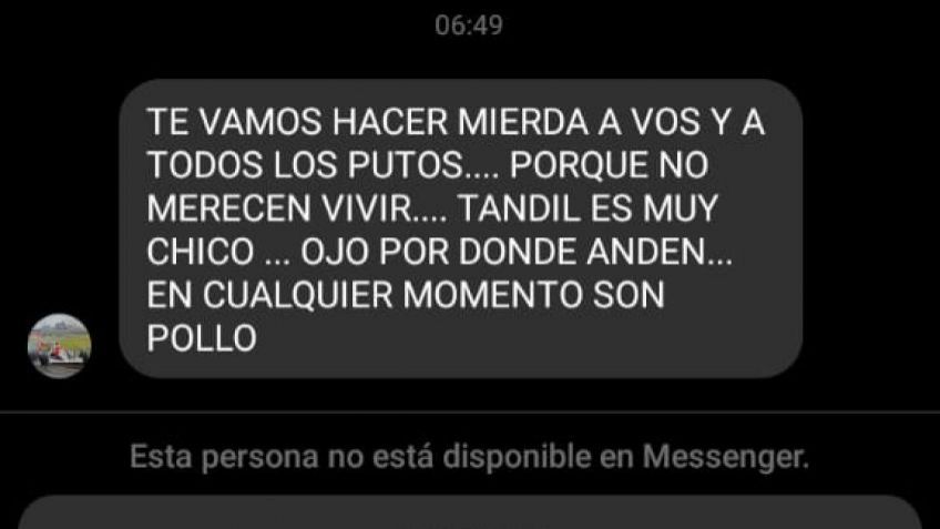 Se hizo una "semaforeada" para repudiar las amenazas recibidas por miembros de la comunidad LGTBIQ