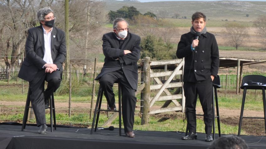 Este martes Kicillof y otras autoridades provinciales se reunirían con referentes de sectores productivos en Tandil