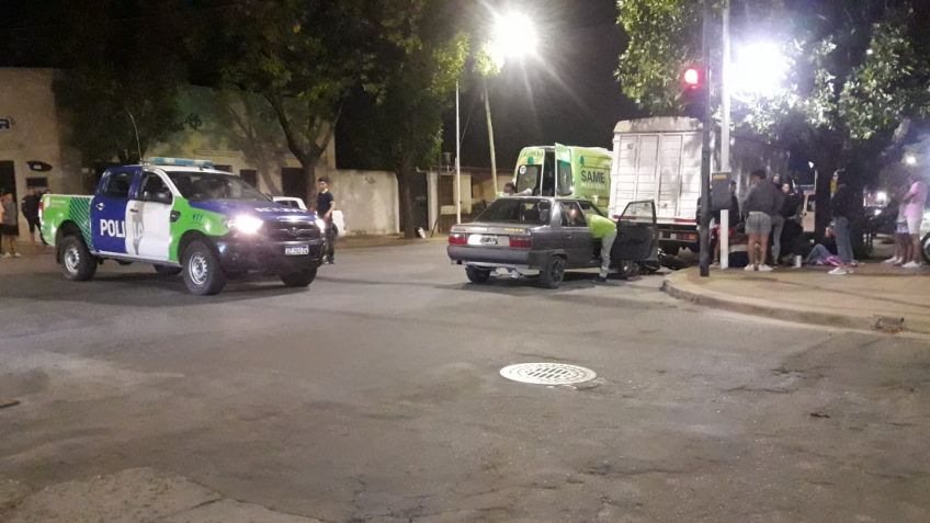 Choque y discusión en Avellaneda y Guido
