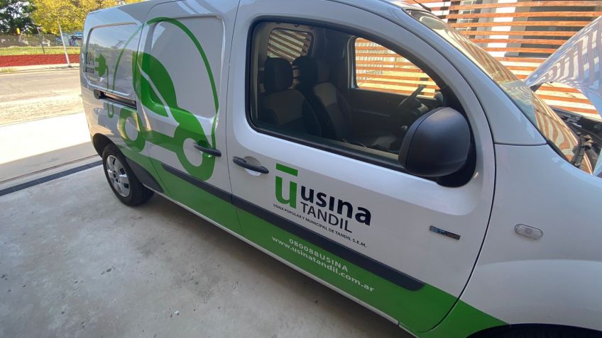 La Usina presentó su primer auto y surtidor eléctrico de Tandil