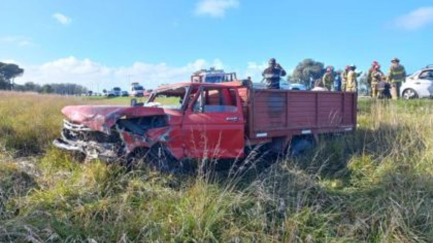 Cuatro heridos tras choque frontal en la Ruta 226