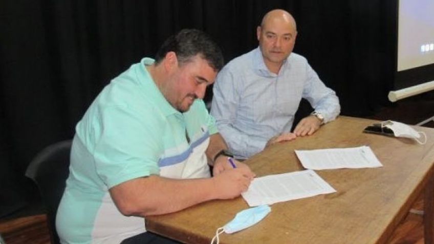 Integrantes de la Cepit firmaron un convenio con la Municipalidad de Dorrego