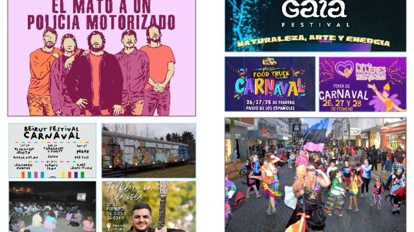 La agenda del fin de semana de carnavales en Tandil