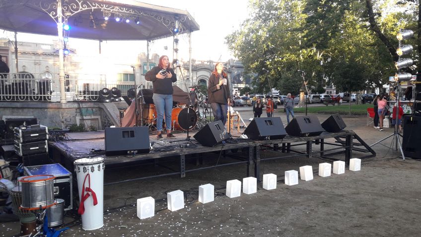 En la víspera del juicio de "La Huerta", se realizó el Festival por la Memoria