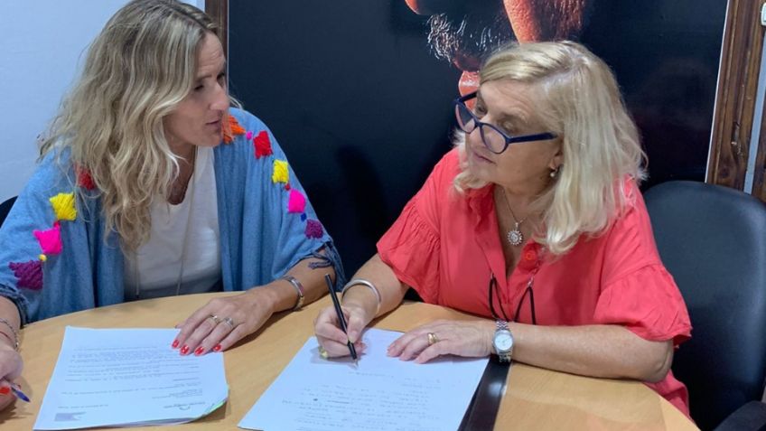 Concejalas del bloque Juntos, Guillermina Cadona y Rosana Florit