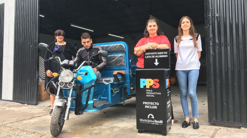 Proyecto de reciclado "Incluir", un espacio laboral para personas con discapacidad
