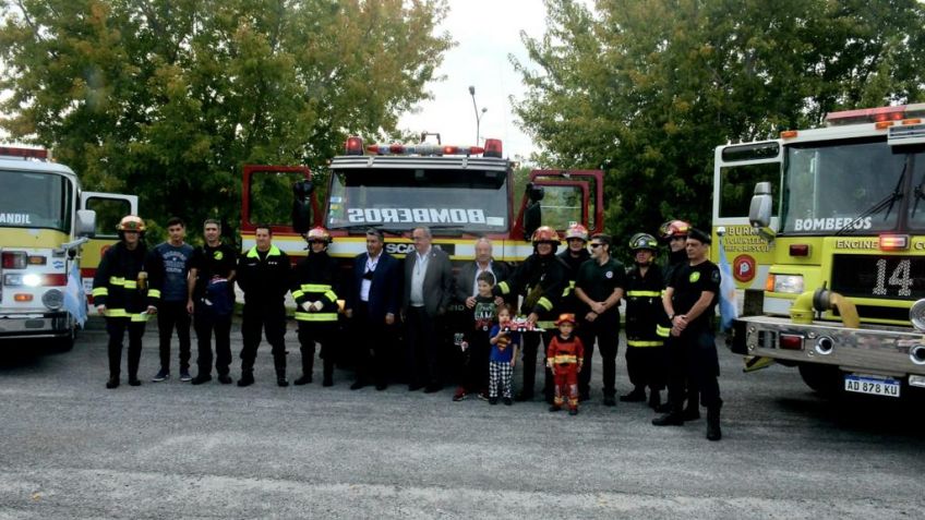 Miguel Lunghi: "Gracias al esfuerzo de los tandilenses, los bomberos tienen un gran equipamiento"