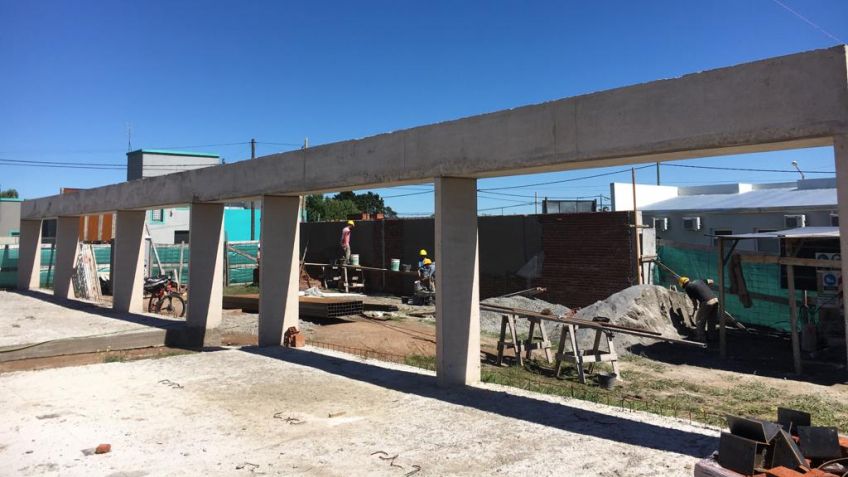 Avanza la construcción del Centro de Desarrollo Infantil en el Barrio Palermo