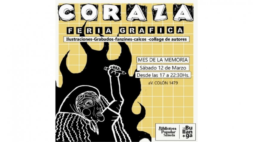 Este sábado llega Coraza, la primera Feria Gráfica de Tandil