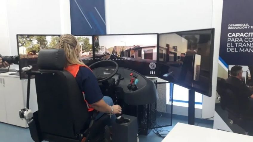 Con simuladores desarrollados en UNICEN capacitan a camioneras