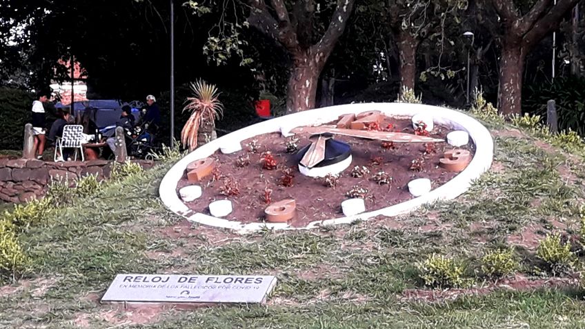 El reloj el domingo pasado, 20 de marzo.