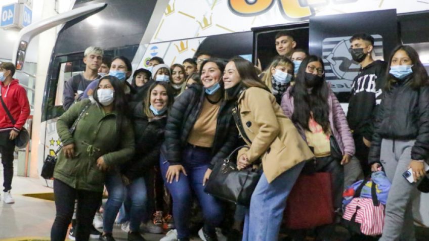 Comenzaron a realizarse los primeros Viajes de Fin de Curso financiados por la Provincia  