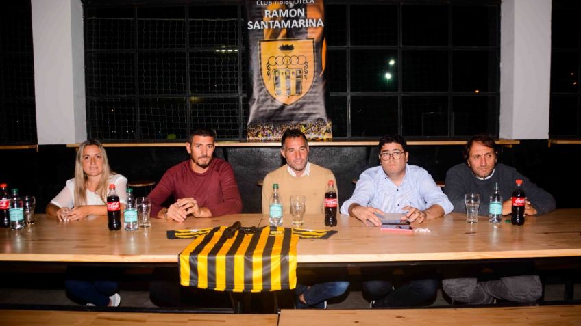Santamarina presentó a la dupla técnica González - Barsottini 