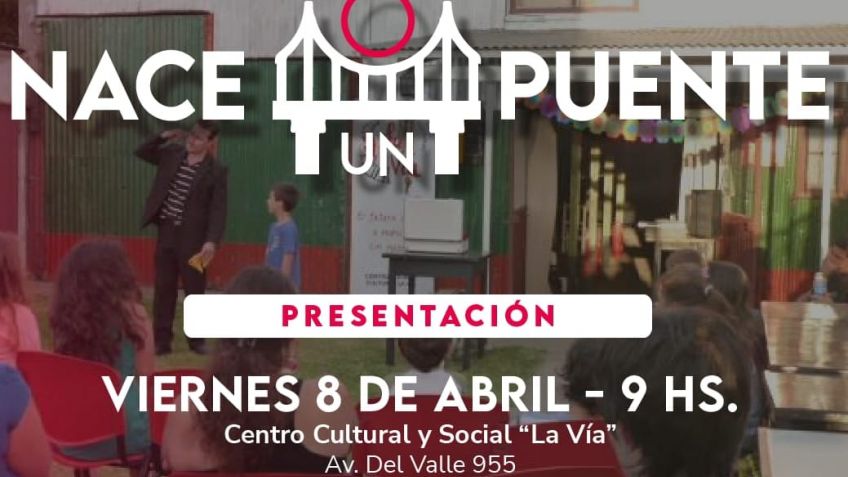 Este viernes será la presentación del proyecto colectivo "Nace un Puente"