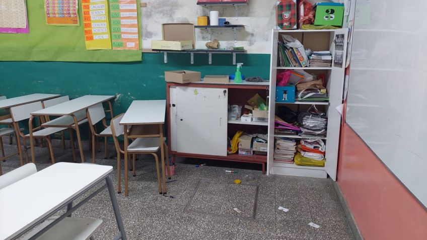 Vandalizaron la Escuela Nº1 y suspendieron las clases matinales 