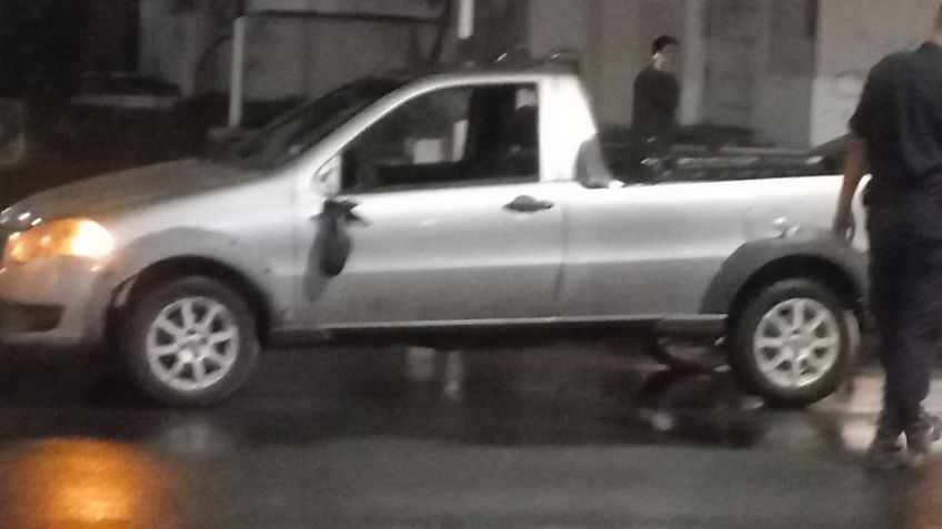 Chocaron bicicleta y camioneta en la avenida Santamarina