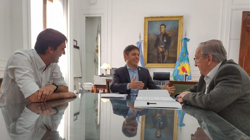 Kicillof se reunió Lunghi e Iparraguirre