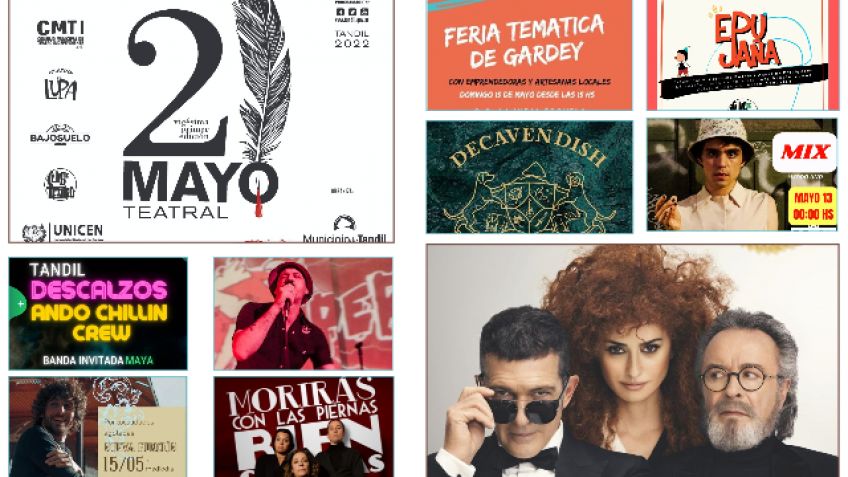 Llega otro fin de semana con intensa actividad cultural en Tandil