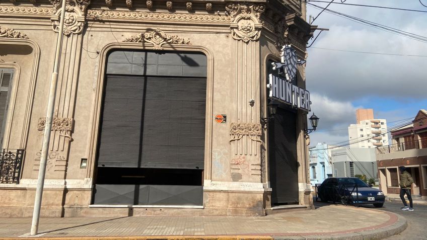 Un incendio afectó parte de Hunter Bar 