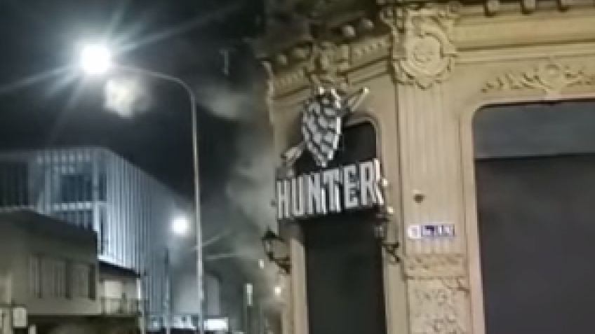 Un incendio afectó parte de Hunter Bar 