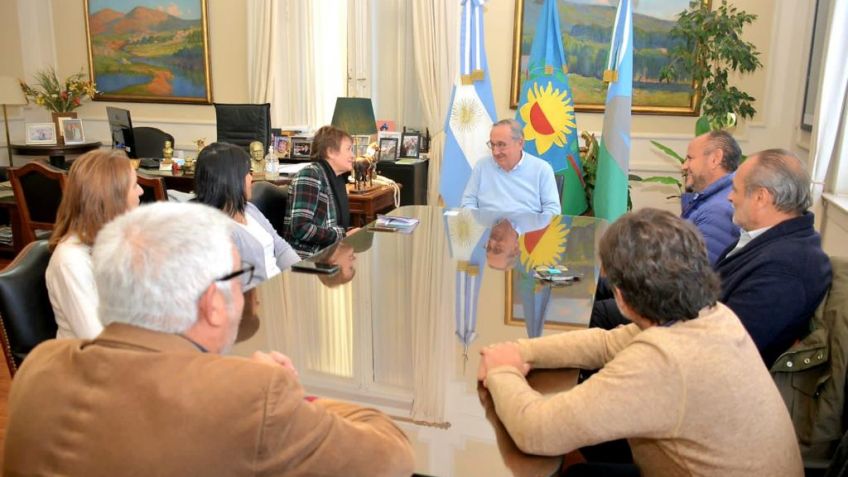 Lunghi recibió a directivos de Genneia, la empresa que invertirá más de 150 millones de dólares en Tandil