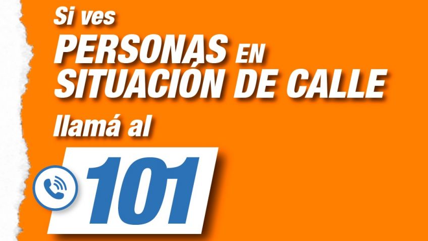 ¿Qué hacer en caso de detectar casos de personas que se encuentren en situación de calle?