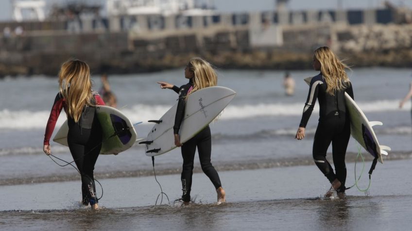 Mar del Plata: el surf presente todo el año